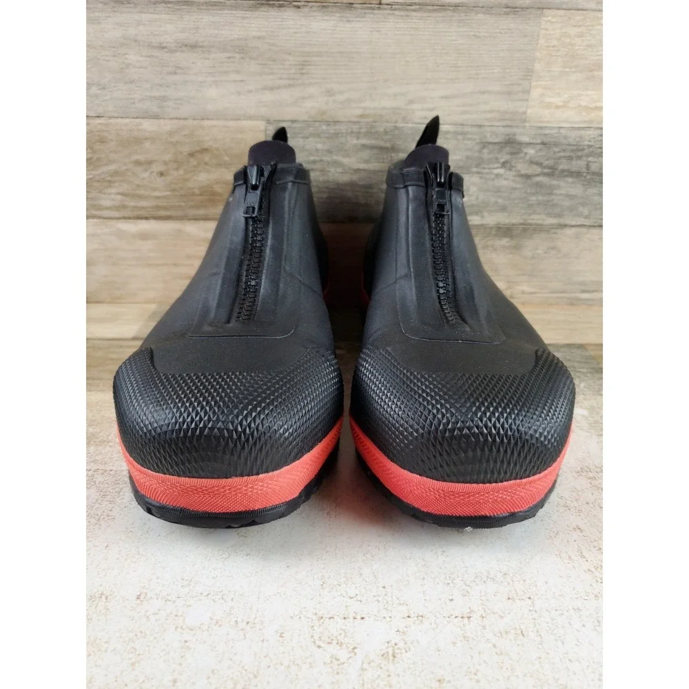 Bogs Overshoe Zip Work Shoes Mens 10 / Womens 12 Black Composite Toe Waterproof
